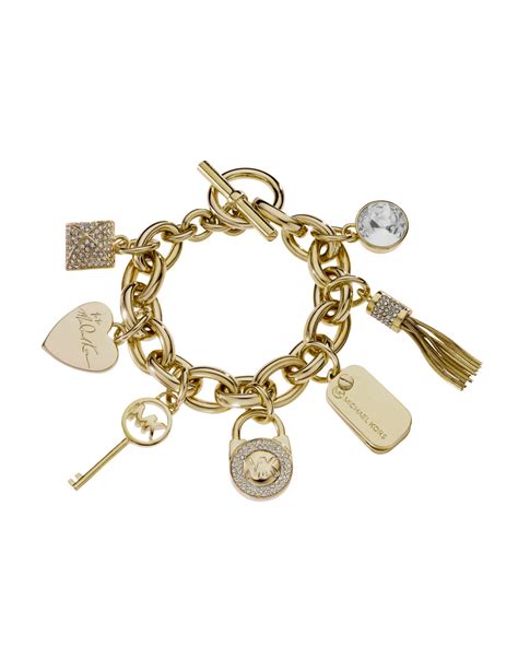 michael kors bracelet charms